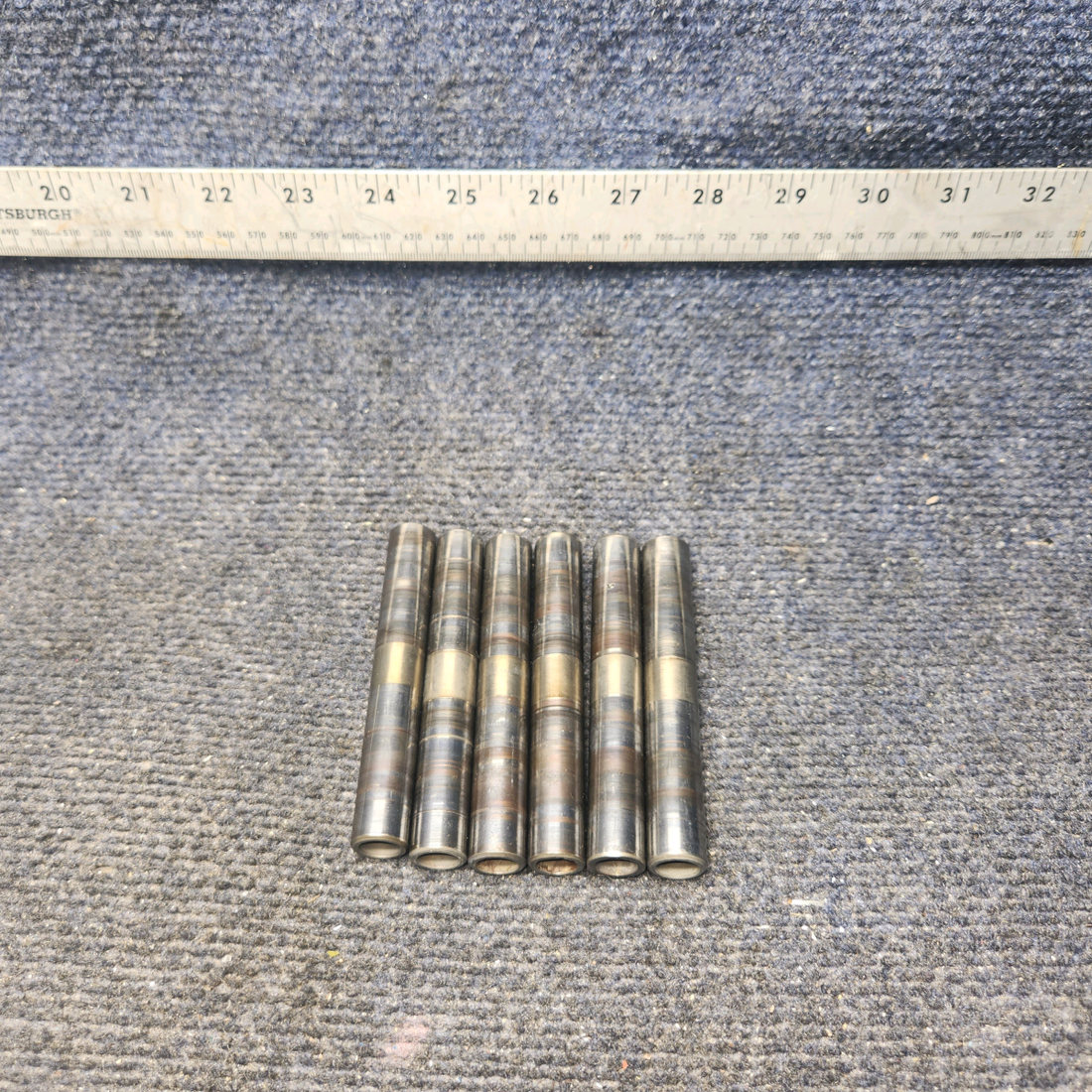 Used aircraft parts for sale, LW-13790 Lycoming O-540 PIPER PA-24-250 Shaft, Valve Rocker - Set of 6