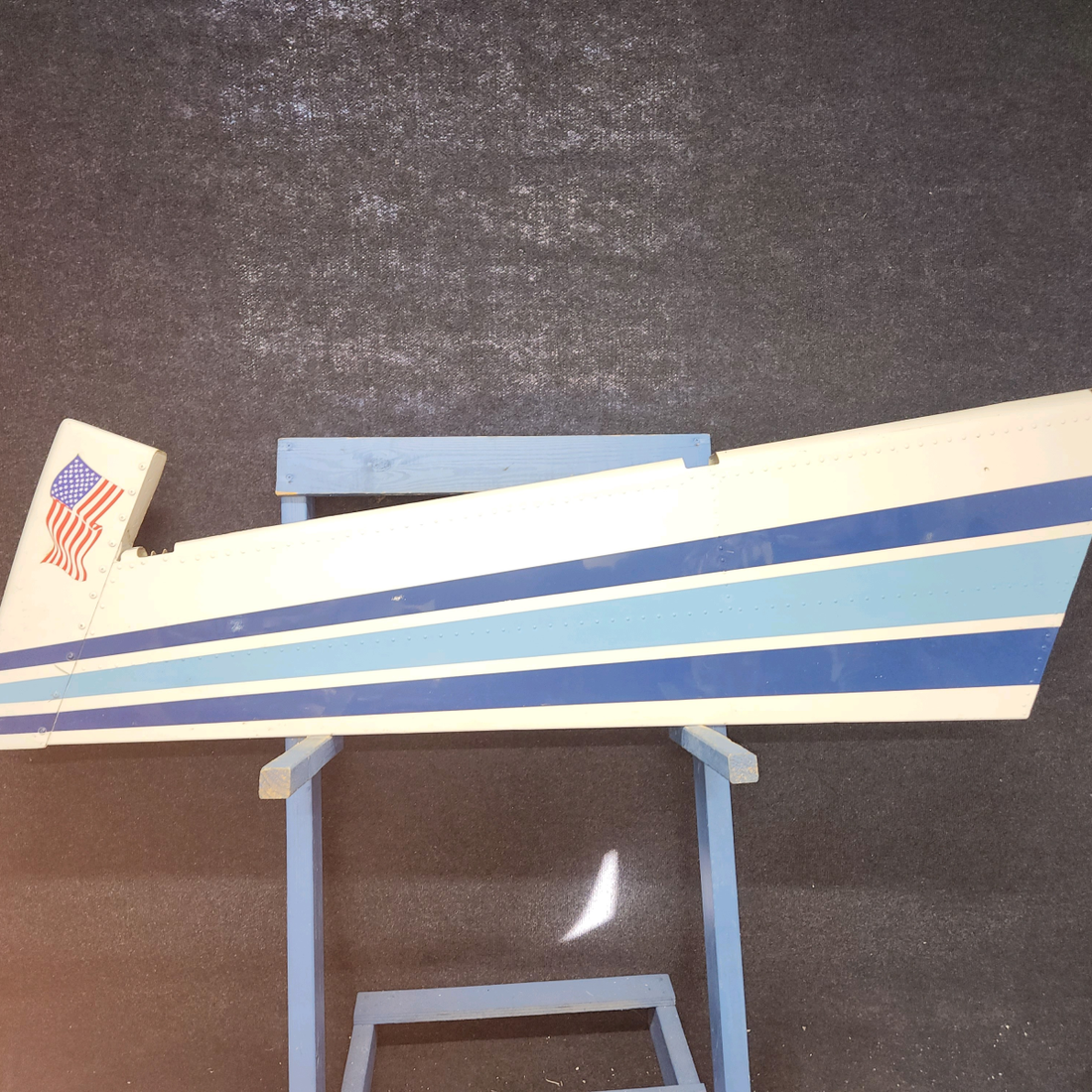 Used aircraft parts for sale, 1231001-5 Cessna 182G Rudder Assembly