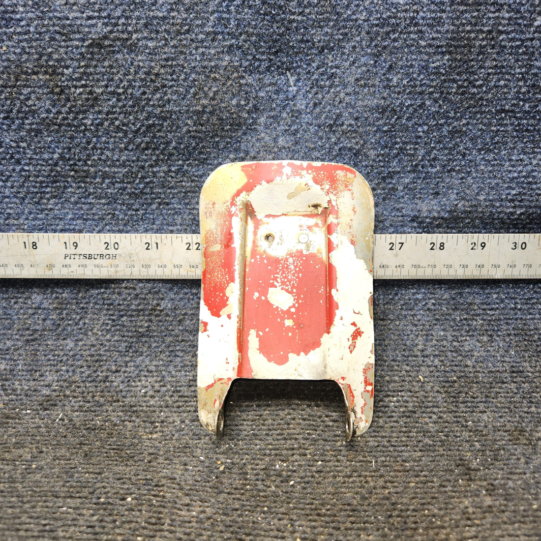 Used aircraft parts for sale, 1243616-1 Cessna 172F Nose Wheel Pant Cover Plate