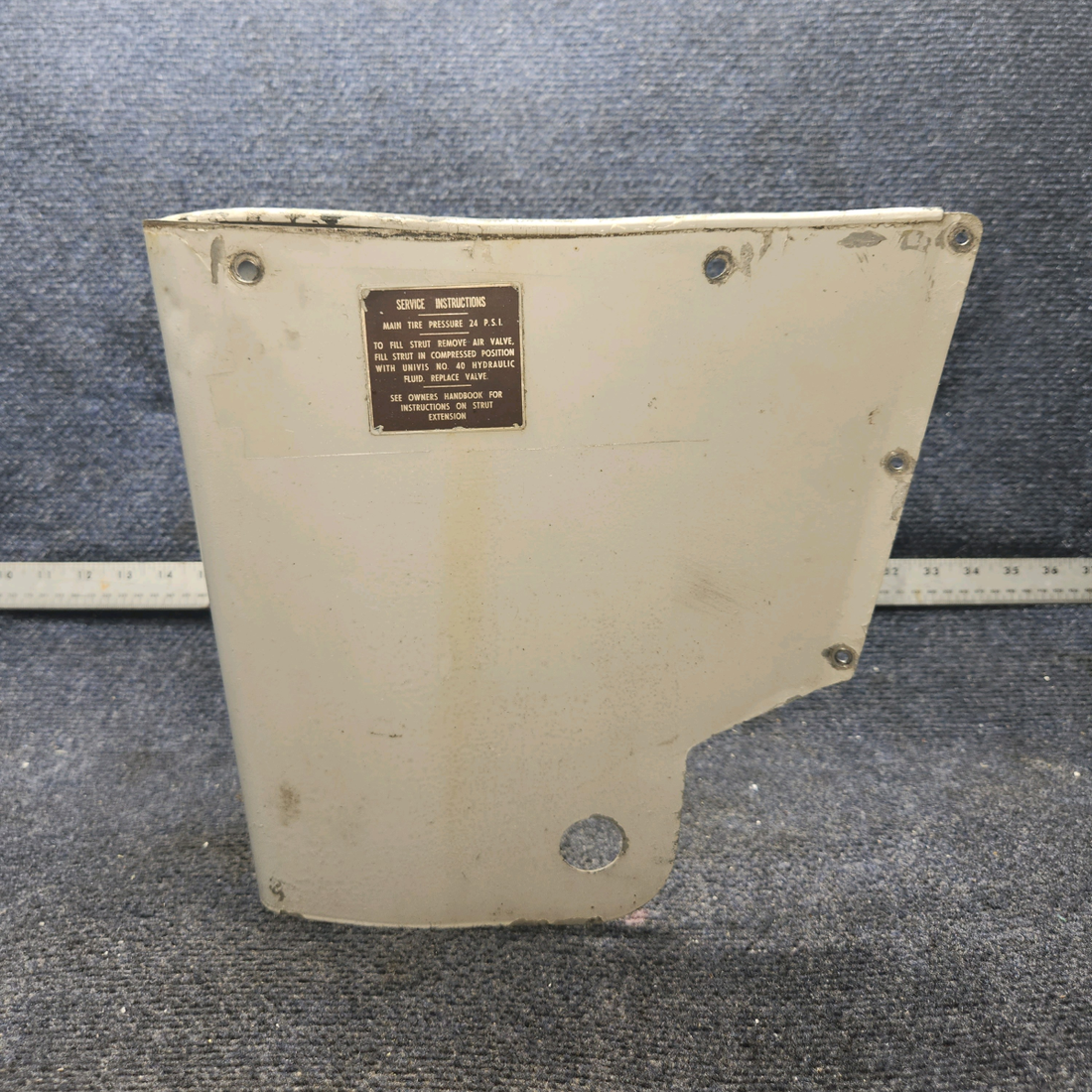 Used aircraft parts for sale, 63338-000 Piper PA28-140 Main Gear Fairing Assembly LH or RH