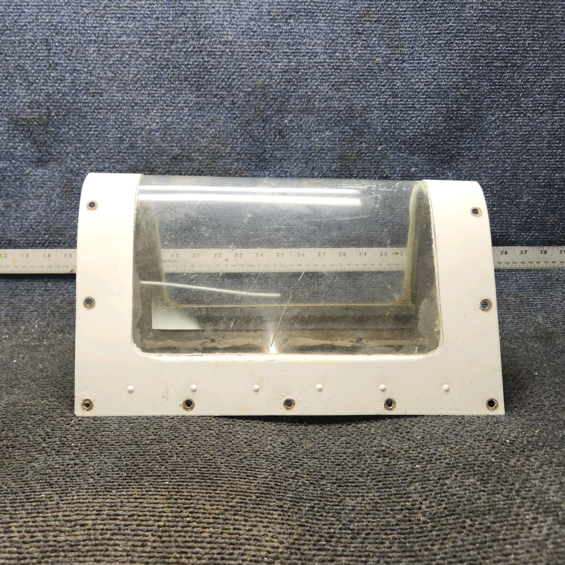 Used aircraft parts for sale, 0523115 cessna 150G Landing Light Window Assembly with Lens
