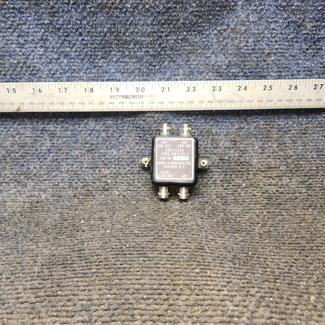 Used aircraft parts for sale, DM H23-1 Dorne and Margolin Beechcraft 35-33 Triplexer