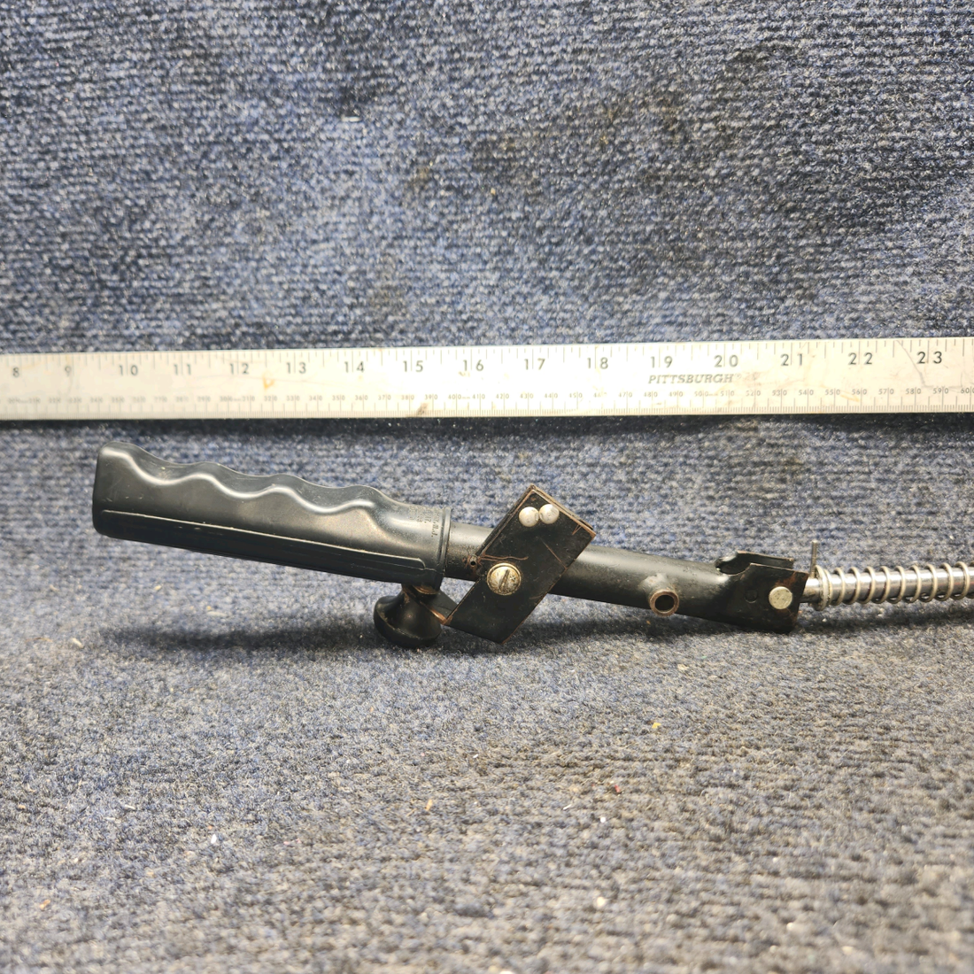 Used aircraft parts for sale, 10-22 Piper PA28-140 Brake Master Cylinder with Handle