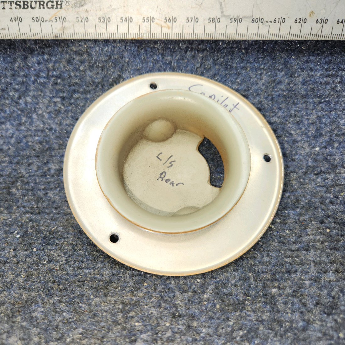 Used aircraft parts for sale, 21154-002 / 21156-000 PIPER PA-24-250 Cabin Air Ventilator Assembly W/ Plate
