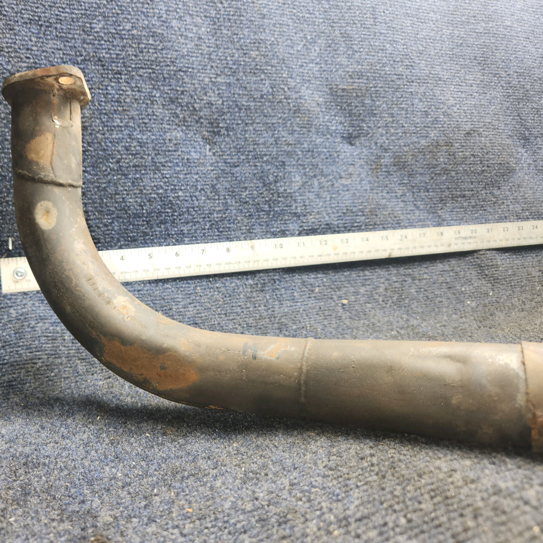Used aircraft parts for sale, 63726-002 Piper PA28-140 Exhaust Stack Forward - LH/RH