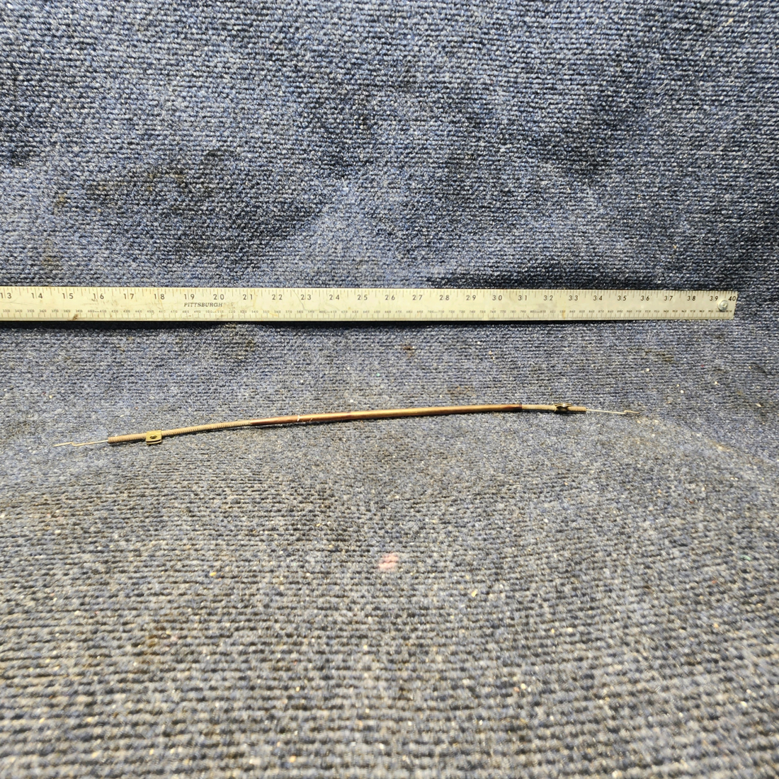 Used aircraft parts for sale, 554-144 Piper PA28-140 Defroster Cross Connect Cable (17”)