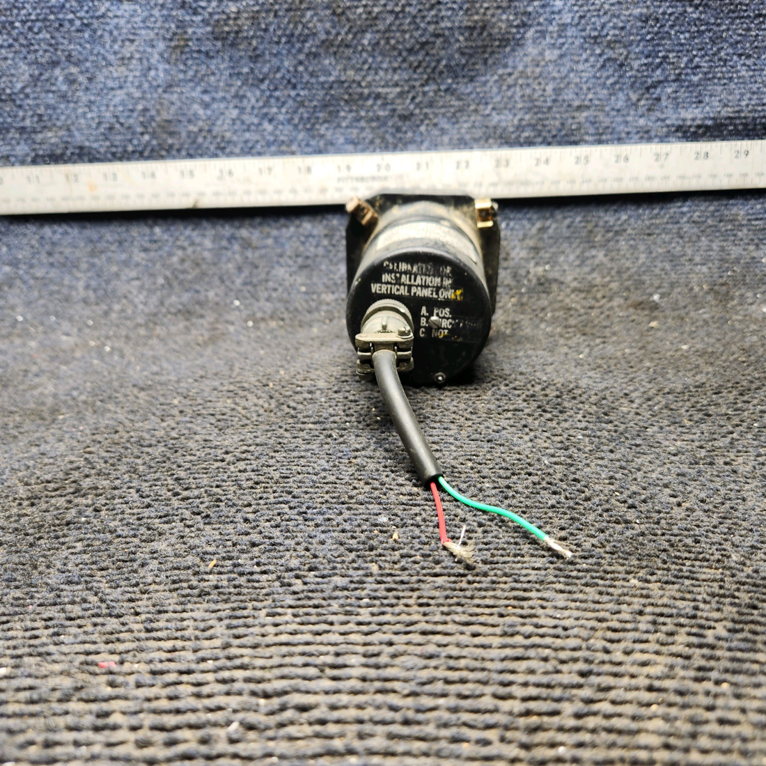 Used aircraft parts for sale, 1394T100-7Z Electric Gyro Corp cessna 150G Turn Coordinator Indicator (12-32V)