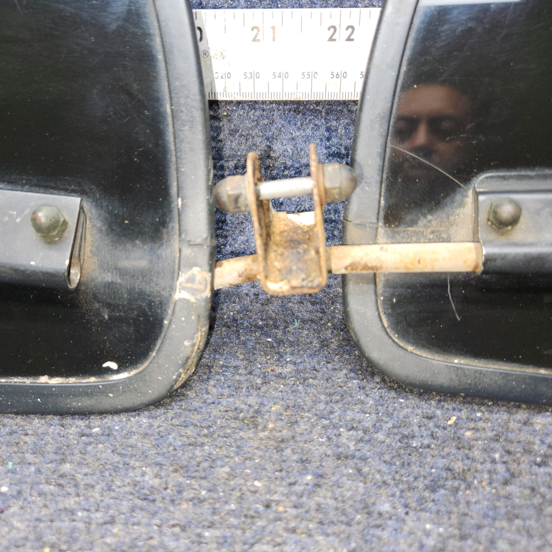 Used aircraft parts for sale, 764-114 Piper PA28-140 Sun Visor Assembly with Mount