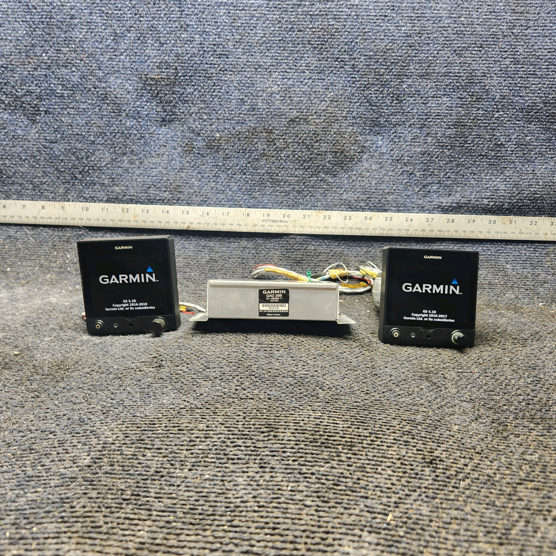 Used aircraft parts for sale, 011-03809-00, 011-03236-11 Garmin G5 piper PA-28-181 Dual G5 PFD/HSI System w/ GAD 29B