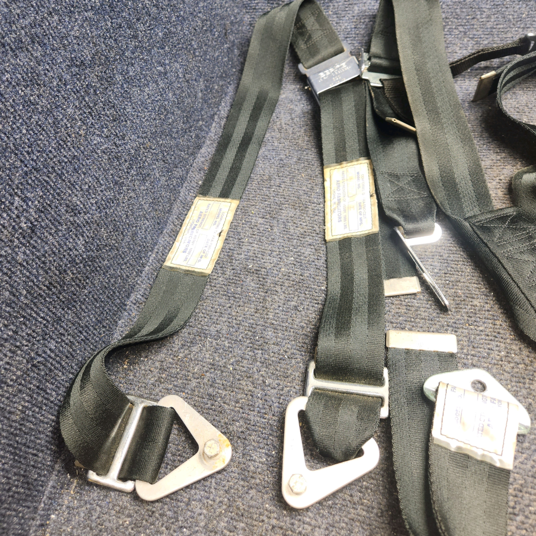 Used aircraft parts for sale, 90-91R60 Aero Fabrication Cessna 172E Seatbelt Assembly