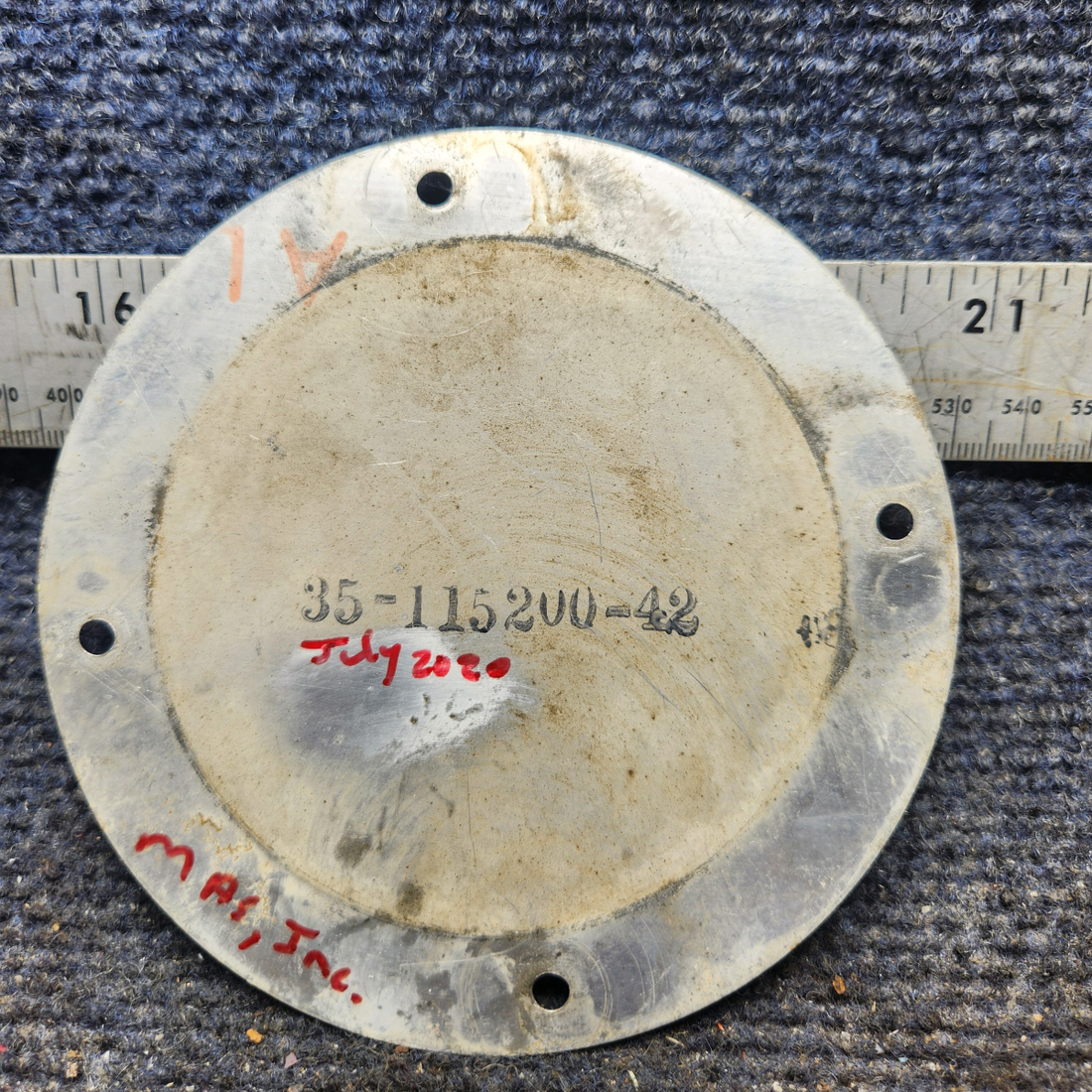 Used aircraft parts for sale, 35-115200-42 Beechcraft 35-33 Wing Access Cover Panel LH or RH