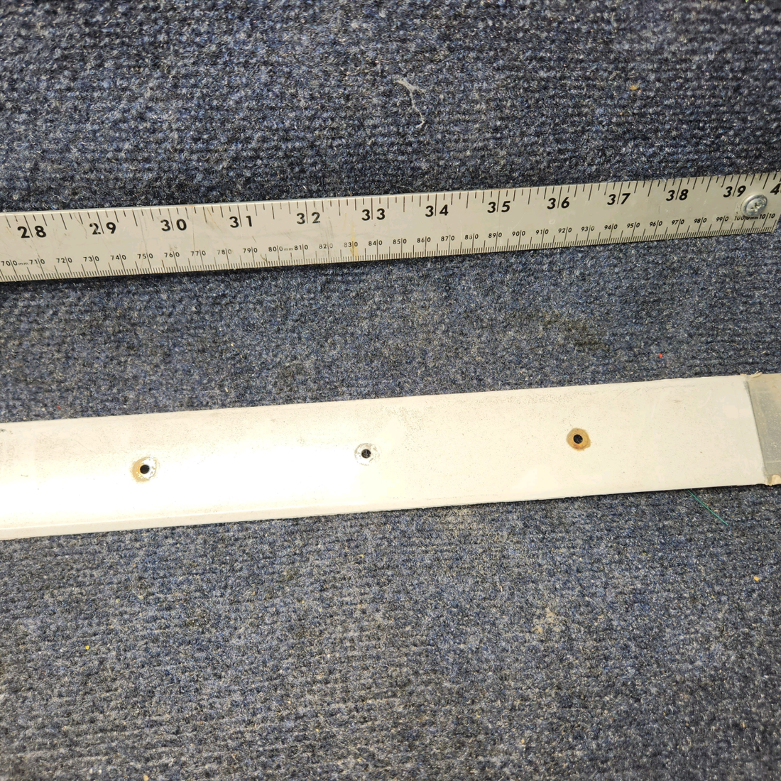 Used aircraft parts for sale, 63070-007 PIPER PA28-140 Trim Strip Windshield Center