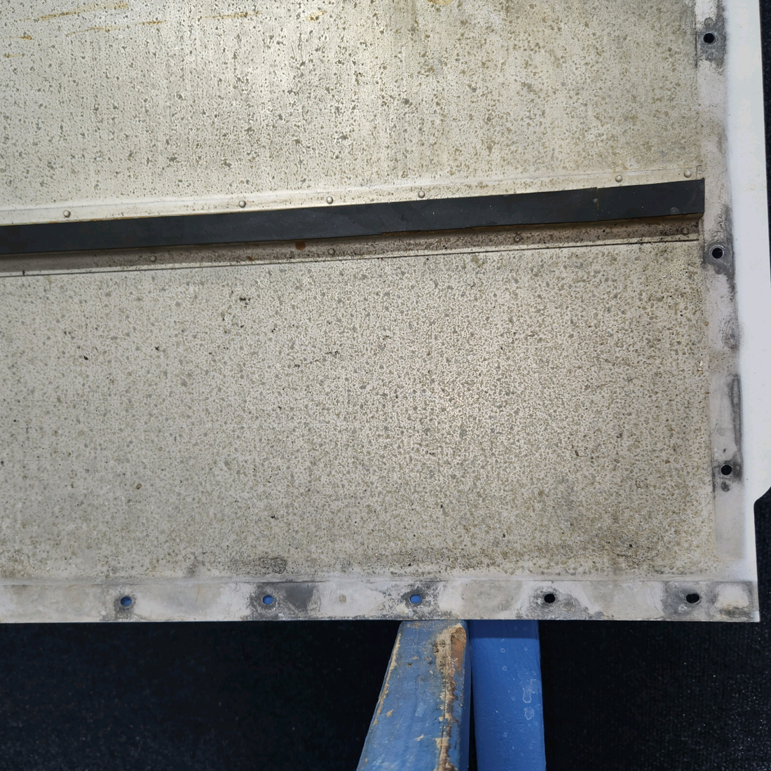 Used aircraft parts for sale, 0523521-18 Cessna 172E Fuel Tank Cover with Indent RH