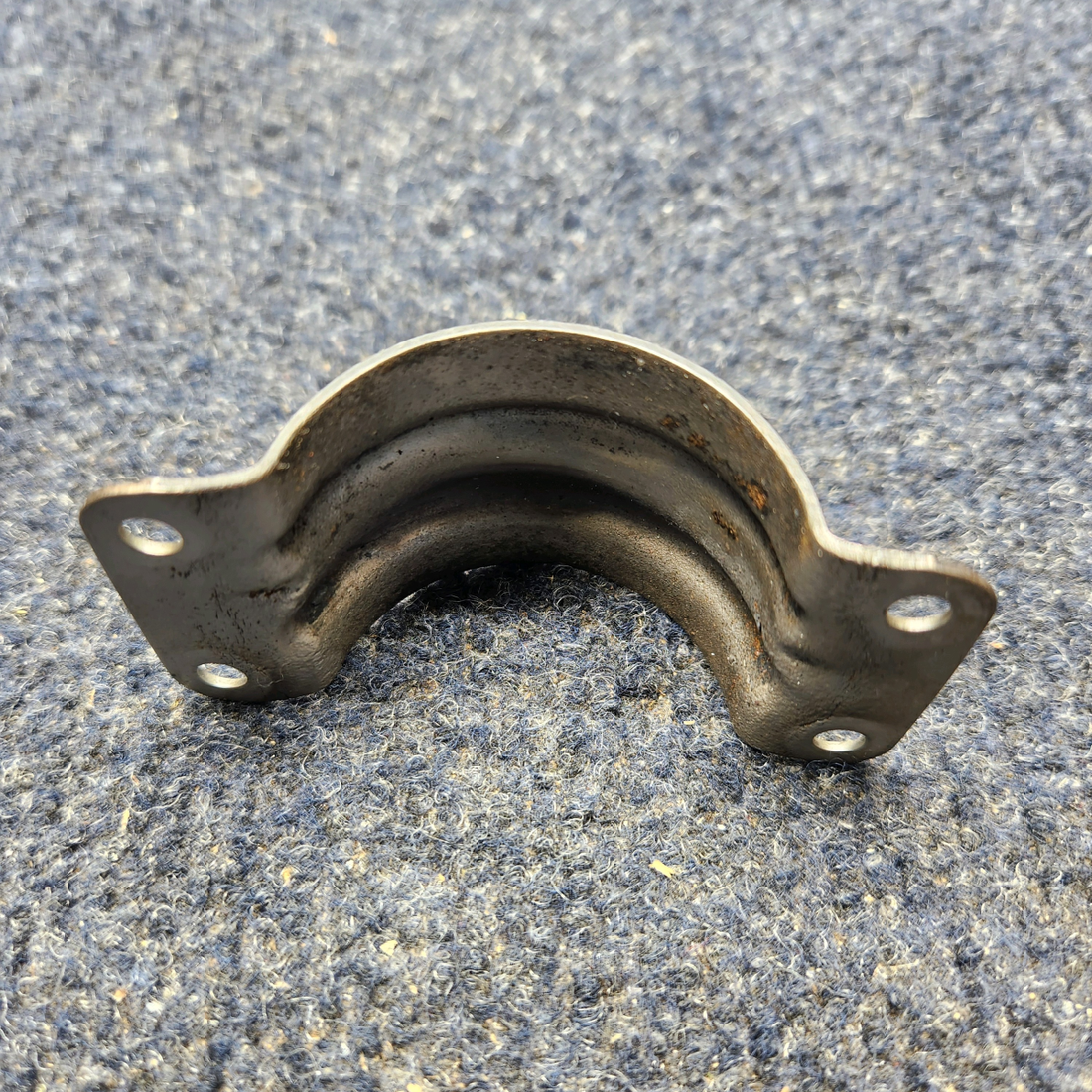 Used aircraft parts for sale, 0750161-25 Texas Several EXHAUST RISER CLAMP HALF 1.75 PRICE PER EACH