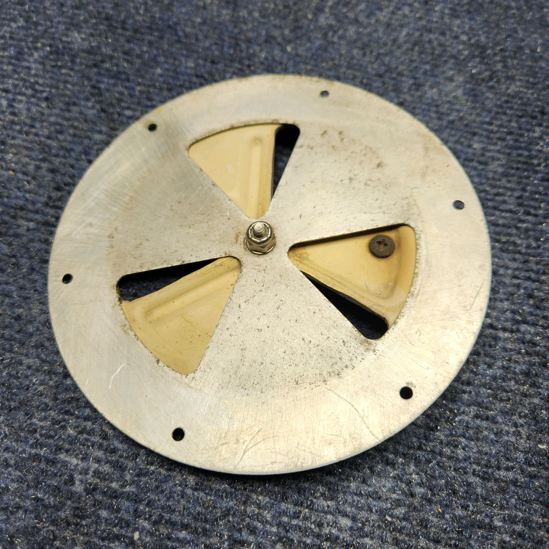 Used aircraft parts for sale, 62973-005 Piper PA32RT-300 CABIN EXHAUST VENT DISC ASSY