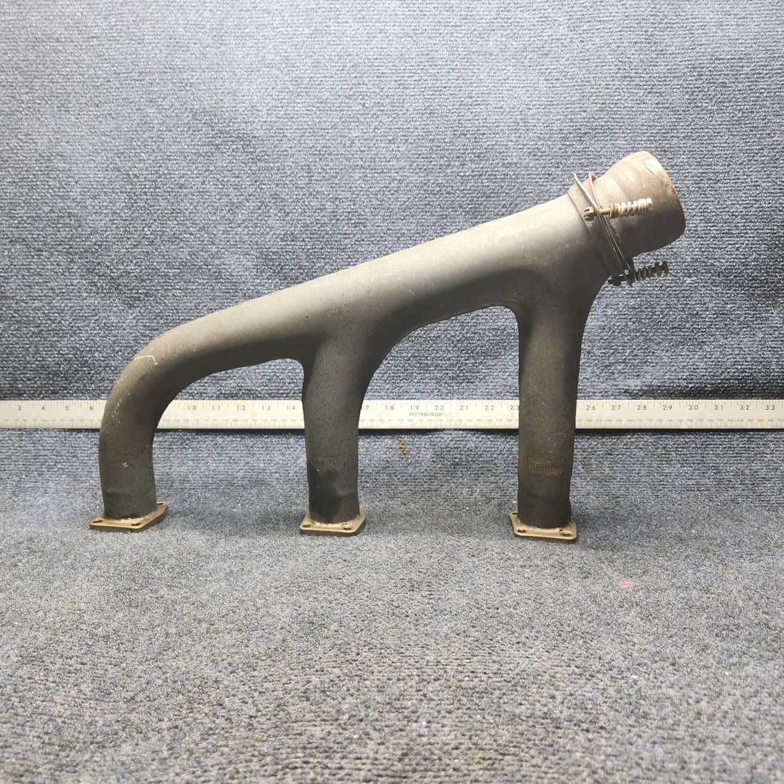 Used aircraft parts for sale, 35-95011 Beechcraft F33A EXHAUST STACK ASSEMBLY LH W/ PROBE HOLES