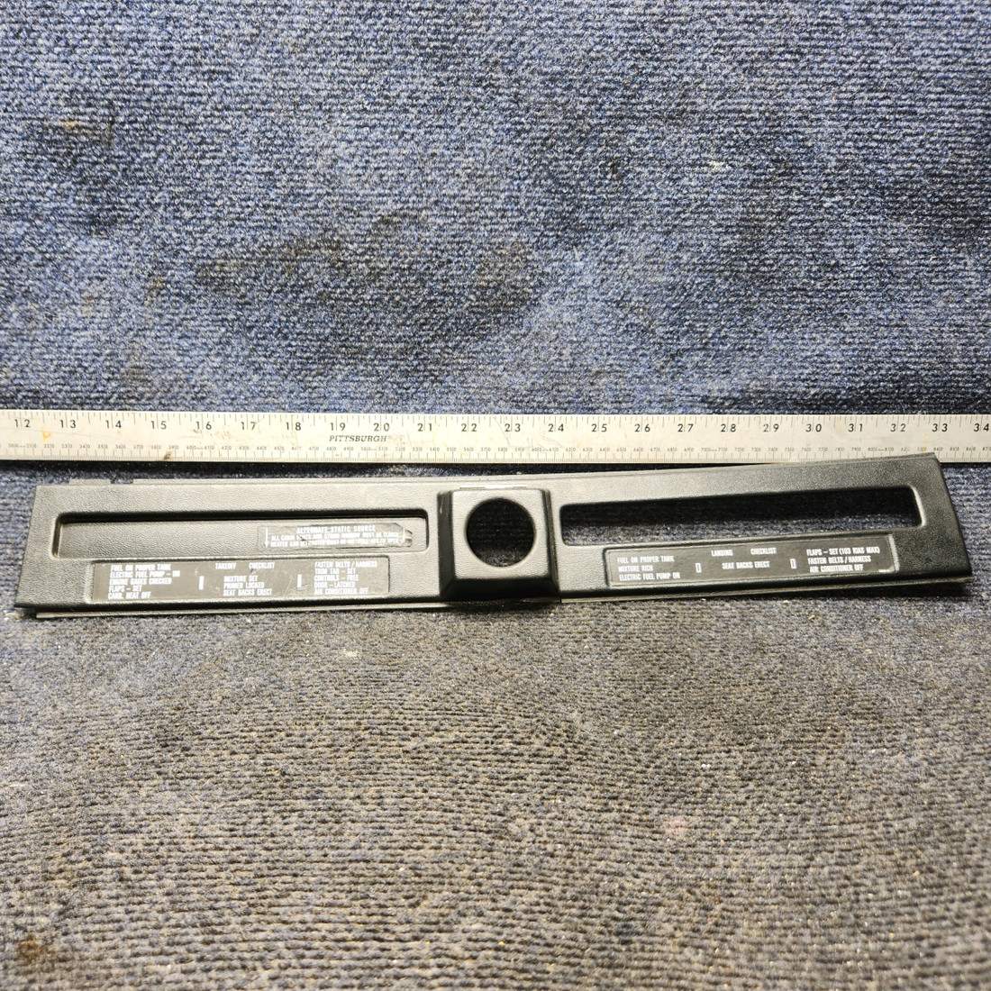 Used aircraft parts for sale, 67228-004 Piper PA28-161 Instrument Panel Cover - LH