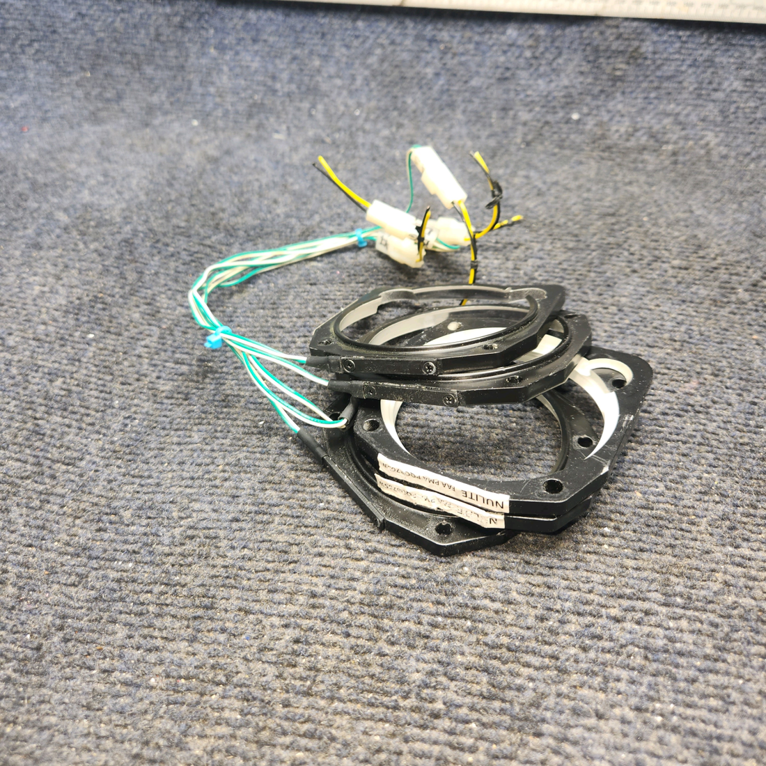 Used aircraft parts for sale, PQ876SW PIPER PA-24-250 Nulite Instrument Panel Lighting Kit 3" (Standard & Cutout) Set Of Five