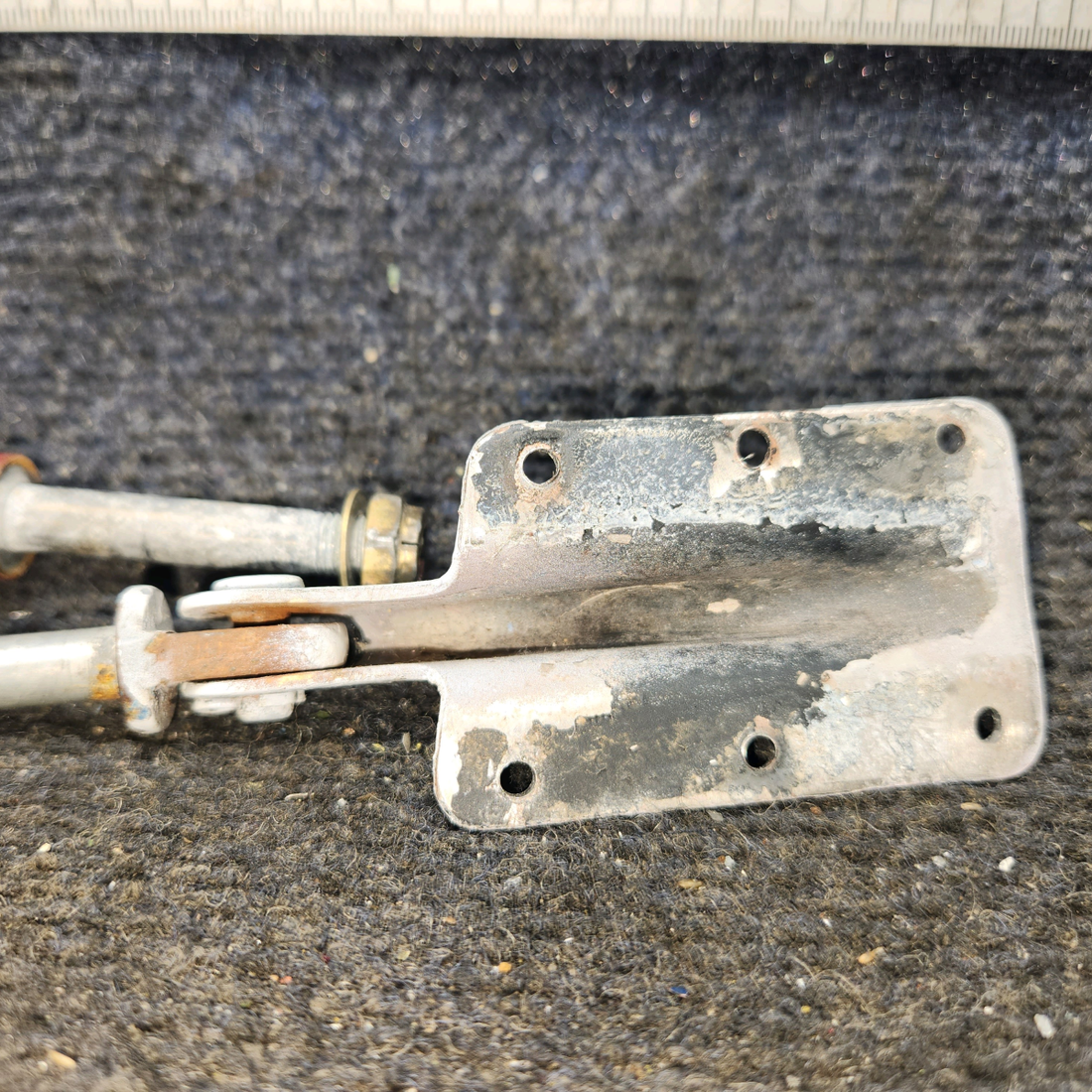 Used aircraft parts for sale, 63050-000, 63051-000 Piper PA-28-140 Cabin Door Hinge Upper and Lower