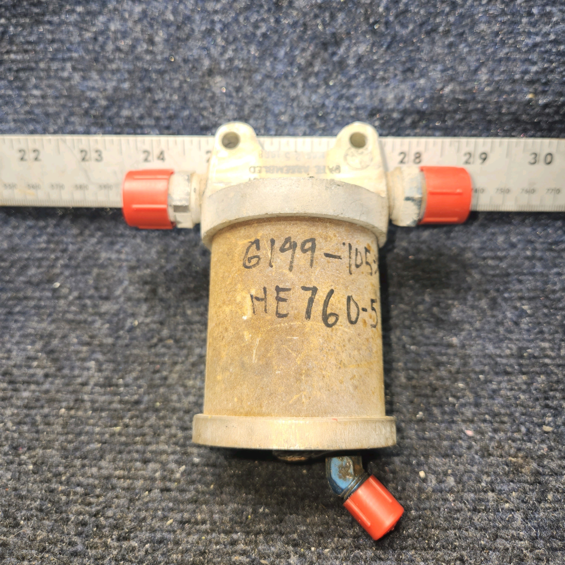 Used aircraft parts for sale, G199-105 BEECHCRAFT 95-55B Fuel Strainer Assembly