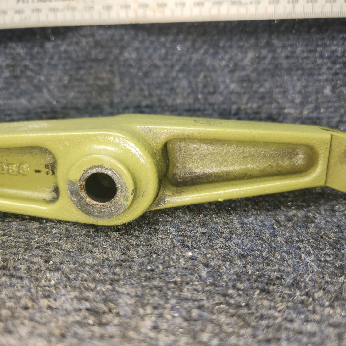 Used aircraft parts for sale, 169-524053-1 Beechcraft A24R Rudder Pedal Bellcrank Assembly