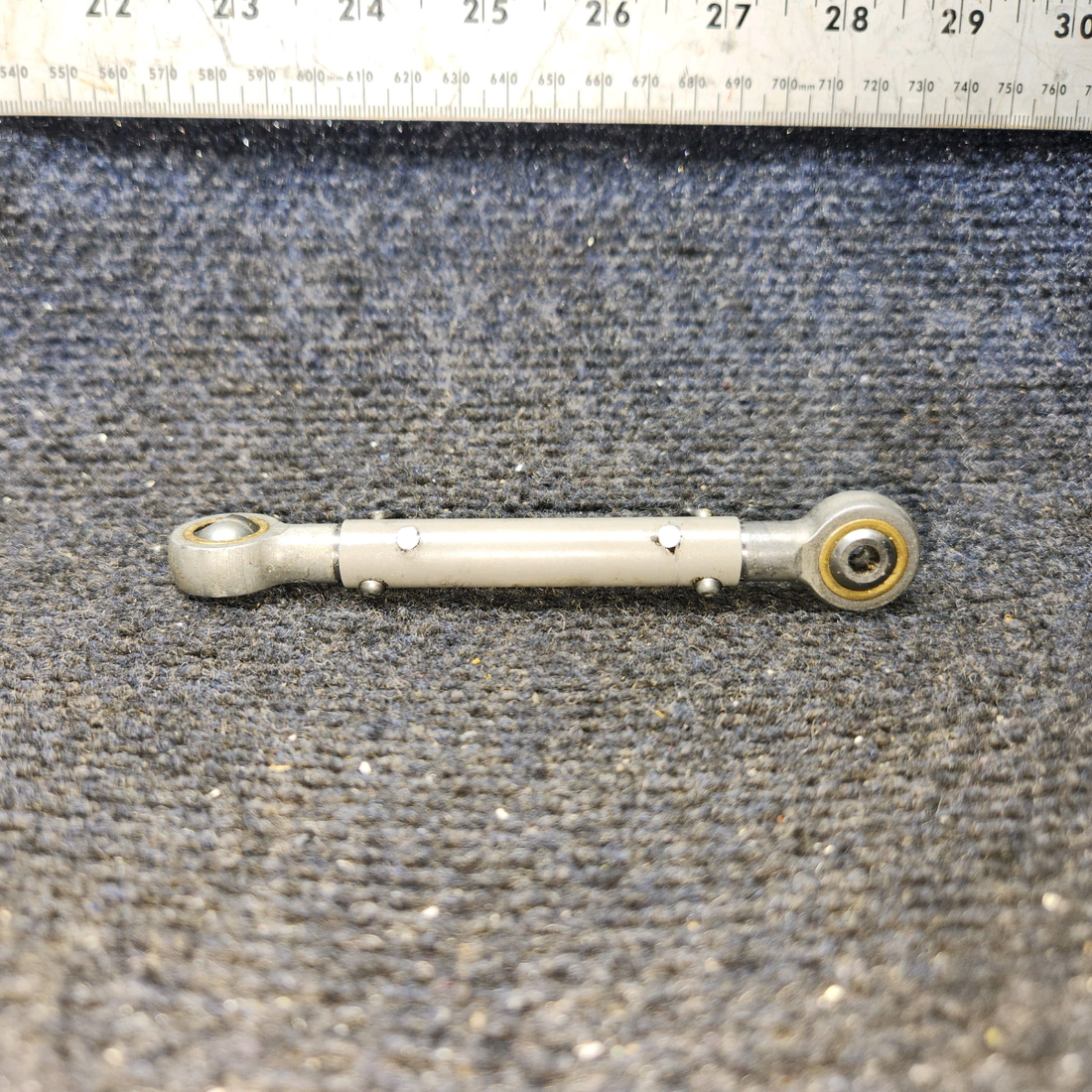 Used aircraft parts for sale, 35-524066-2 BEECHCRAFT F35 Rudder Pedal Push Rod Tube Assembly