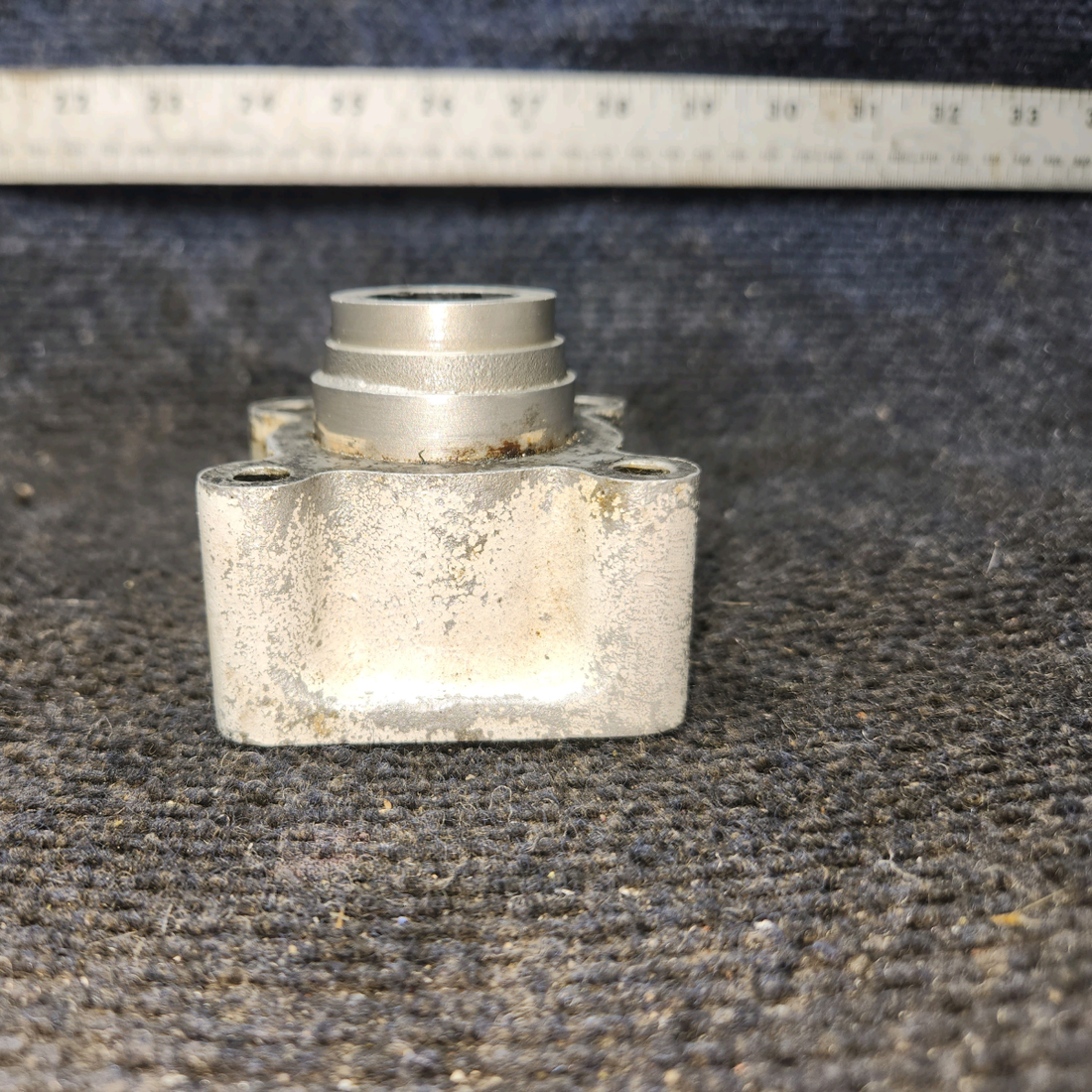 Used aircraft parts for sale, 61098 Lycoming Piper PA-28-140 Vacuum Pump Adapter