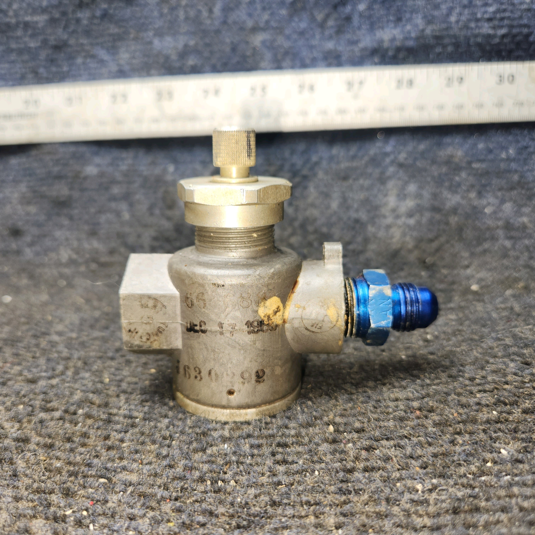 Used aircraft parts for sale, 32-436 Garwin cessna 150G Suction Relief Valve Assembly