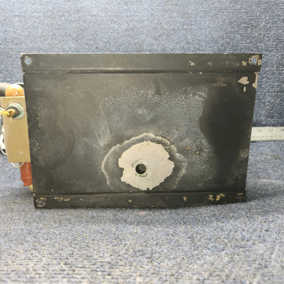 Used aircraft parts for sale, 63888-000 PIPER PA28-140 Battery Box w / Solenoid