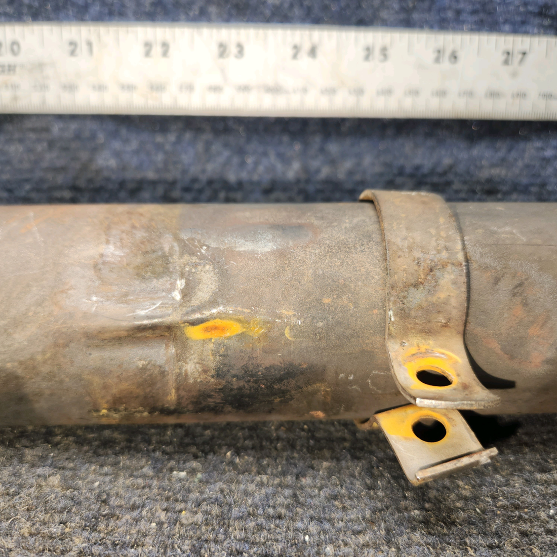 Used aircraft parts for sale, 63666-002 Lycoming O-320-E2AD PIPER PA28-140 Tailpipe Assembly