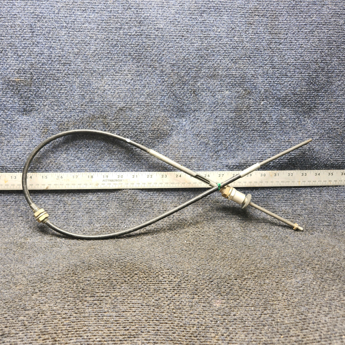 Used aircraft parts for sale, 253-001-1 Mooney M20C Throttle Control Cable (38")