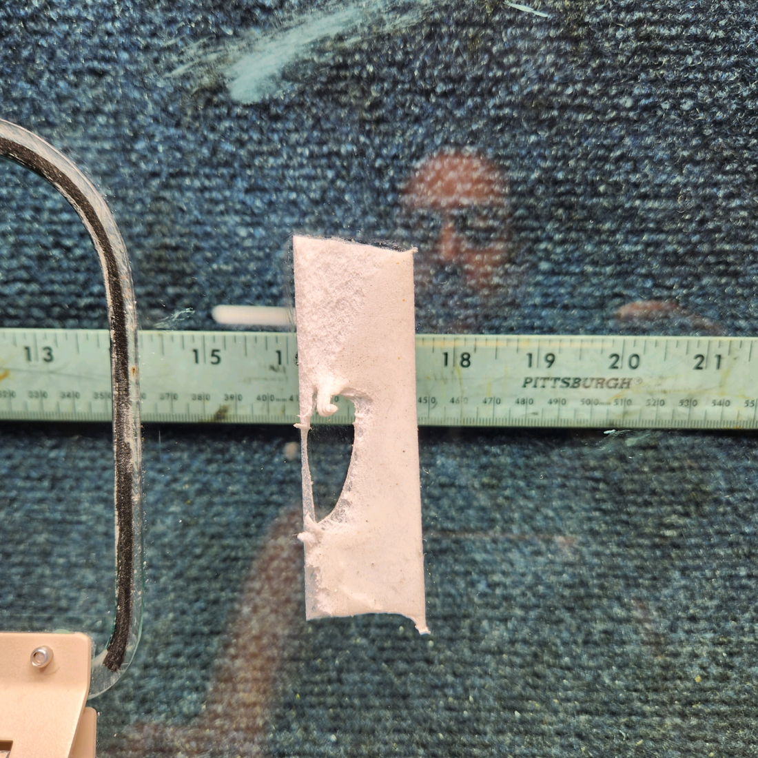 Used aircraft parts for sale, 20923-011 PIPER PA-24-250 Cabin Door Window with Cutout And Storm Window.