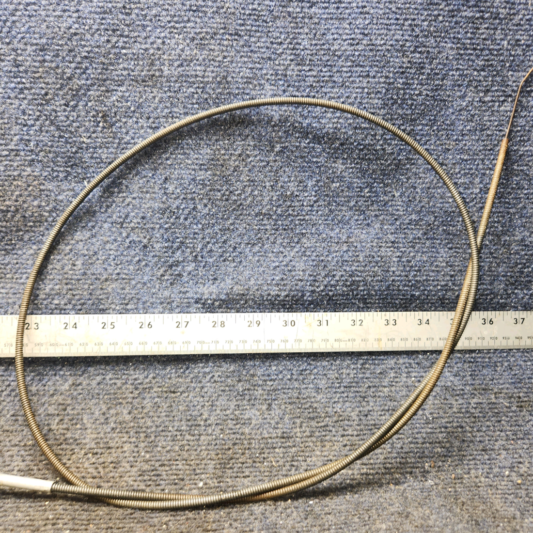 Used aircraft parts for sale, S1239-15 Cessna 172F Cabin Heat Control Cable (Length: 58”)