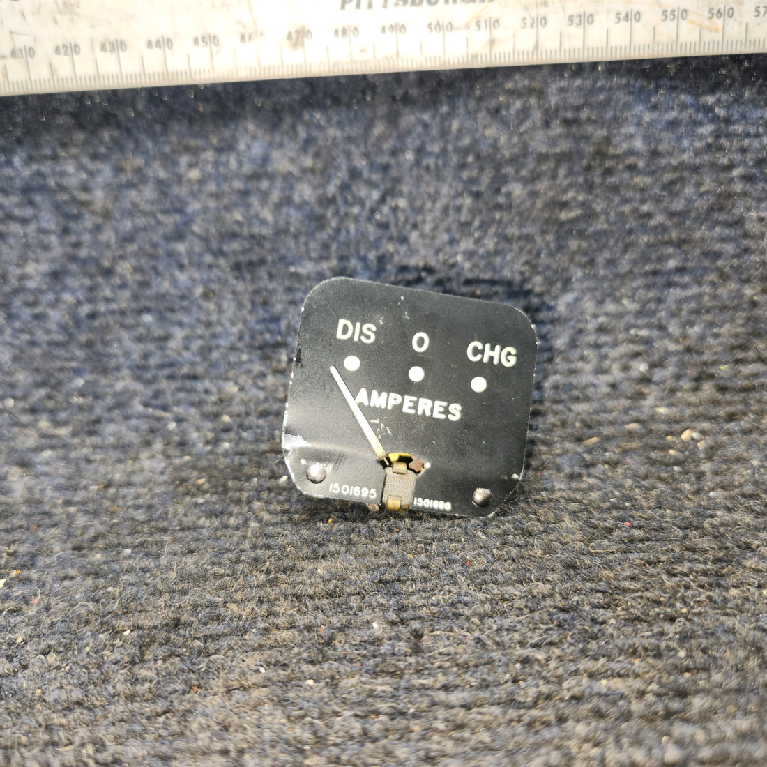 Used aircraft parts for sale, 1501695 Beechcraft C35 Amperes Indicator