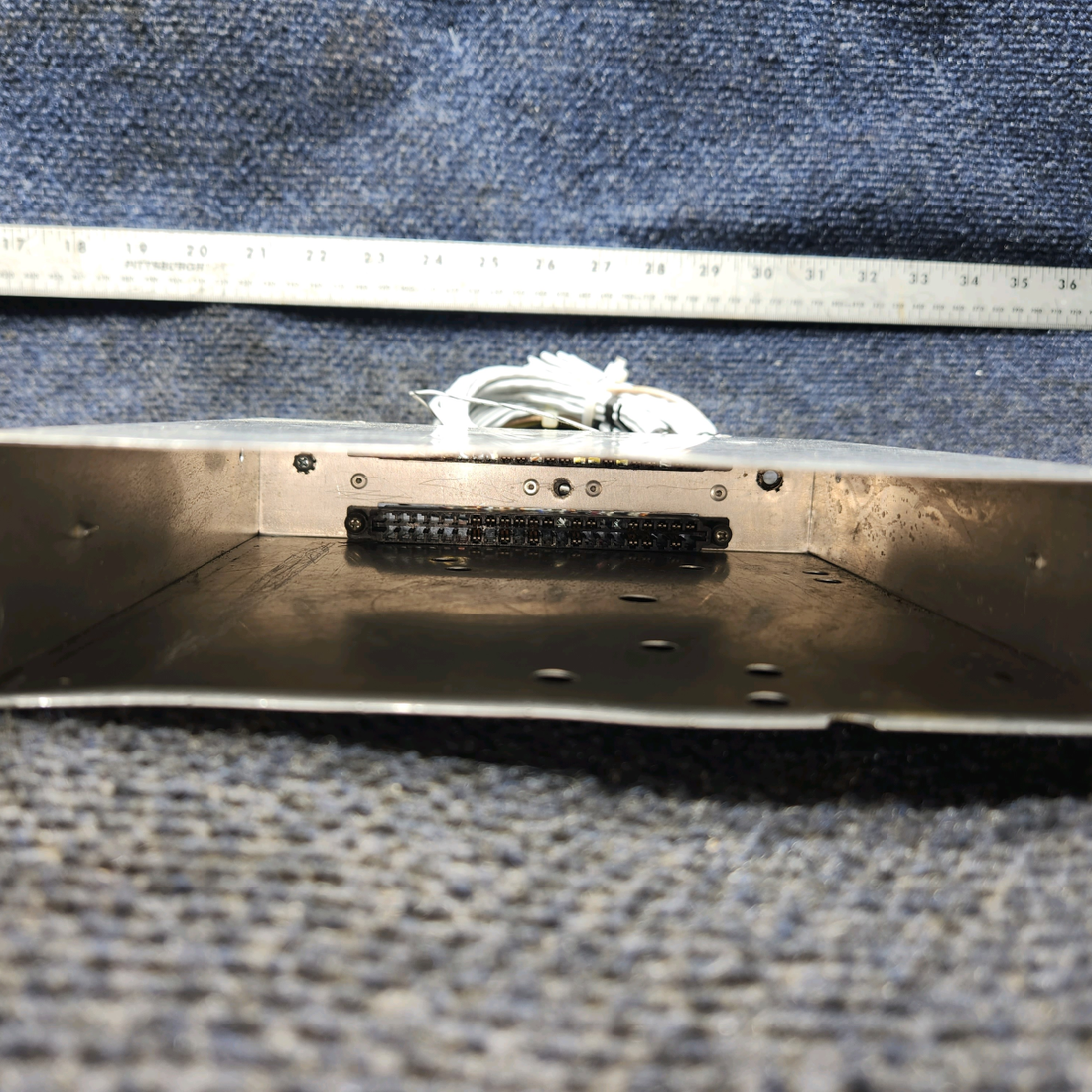 Used aircraft parts for sale, PMA7000 PS Engineering PMA7000M-S Piper PA28-161 Audio Panel with Tray and Connector