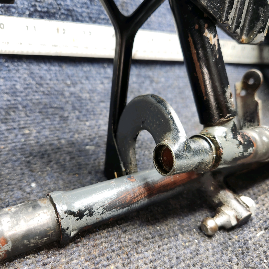 Used aircraft parts for sale, 0411306-14, 0411306-13 Cessna 172E Brake & Rudder Pedal Bar Assembly