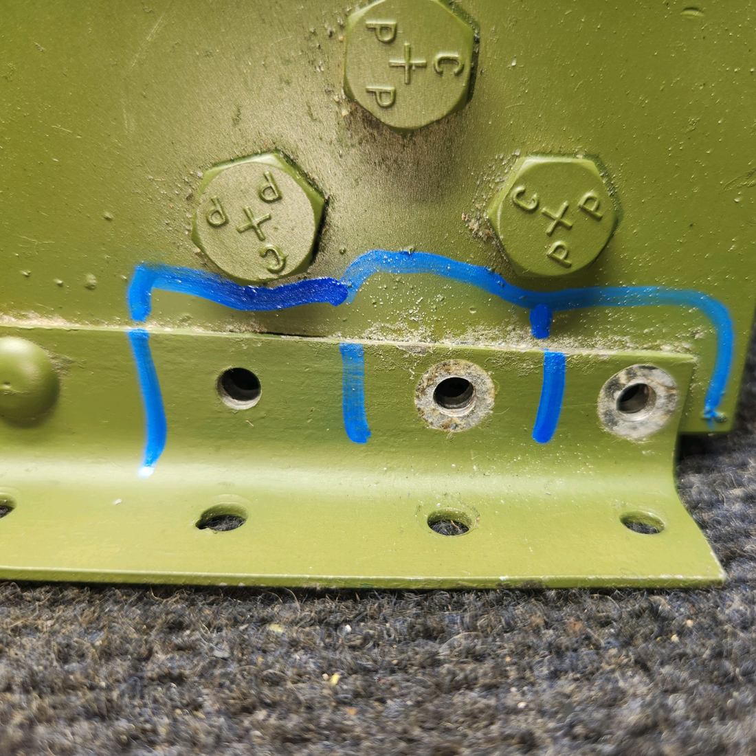 Used aircraft parts for sale, 0713495-21 Cessna C180/185 Main Landing Gear Inboard Bracket Assembly - LH