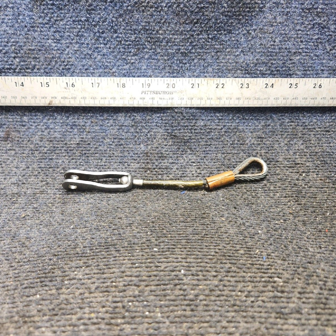 Used aircraft parts for sale, 96908-000 piper PA-28-181 Rear Seat Belt Attachment Cable
