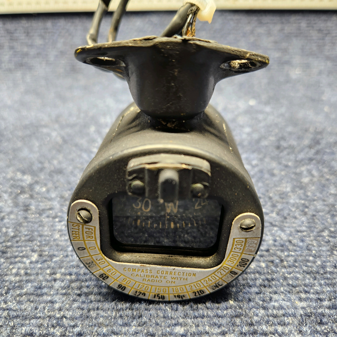 Used aircraft parts for sale, C2300 Beechcraft C23 SUNDOWNER AIRCRAFT MAGNETIC COMPASS "NEED FLUID"