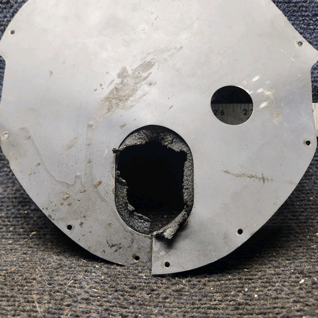 Used aircraft parts for sale, 65494-000 piper PA-28-181 Aft Fuselage Closeout Plate Assembly