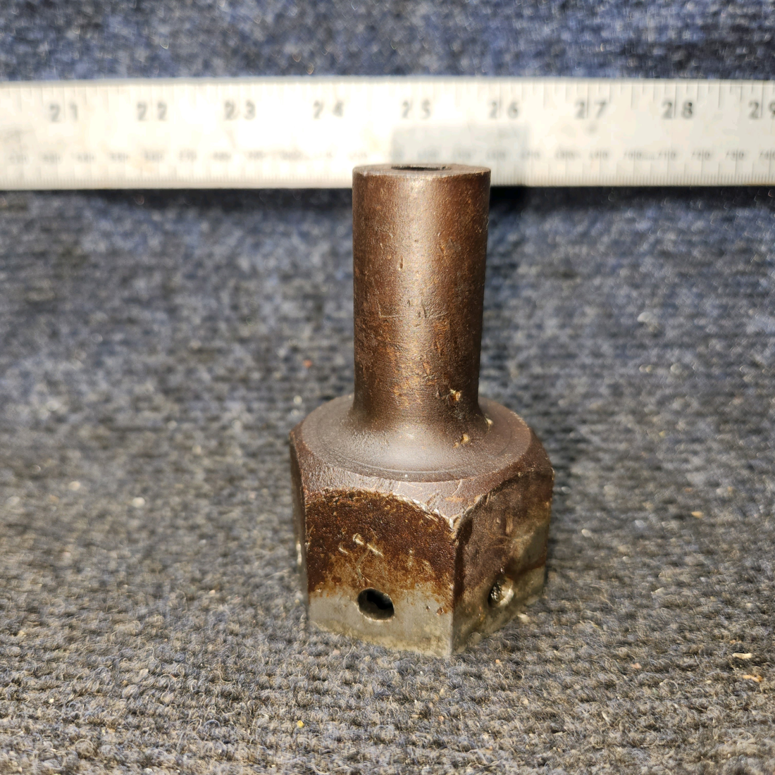 Used aircraft parts for sale, 0441130-1 Cessna 172 Main Gear Axle Nut LH or RH (Length: 2-3/8")