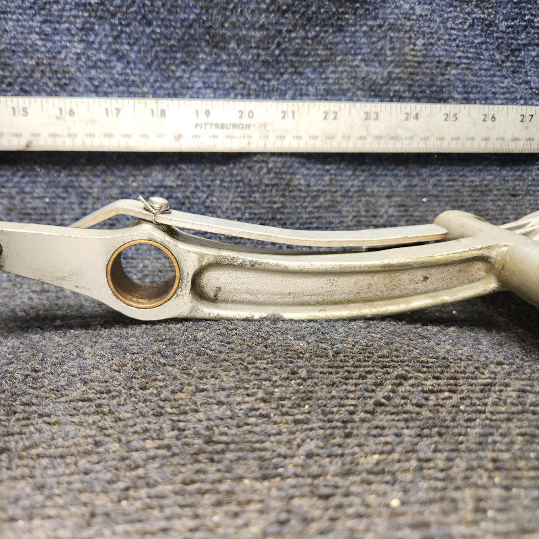 Used aircraft parts for sale, 35-524011, 35-524060-2 BEECHCRAFT F35 Rudder Pedal and Arm