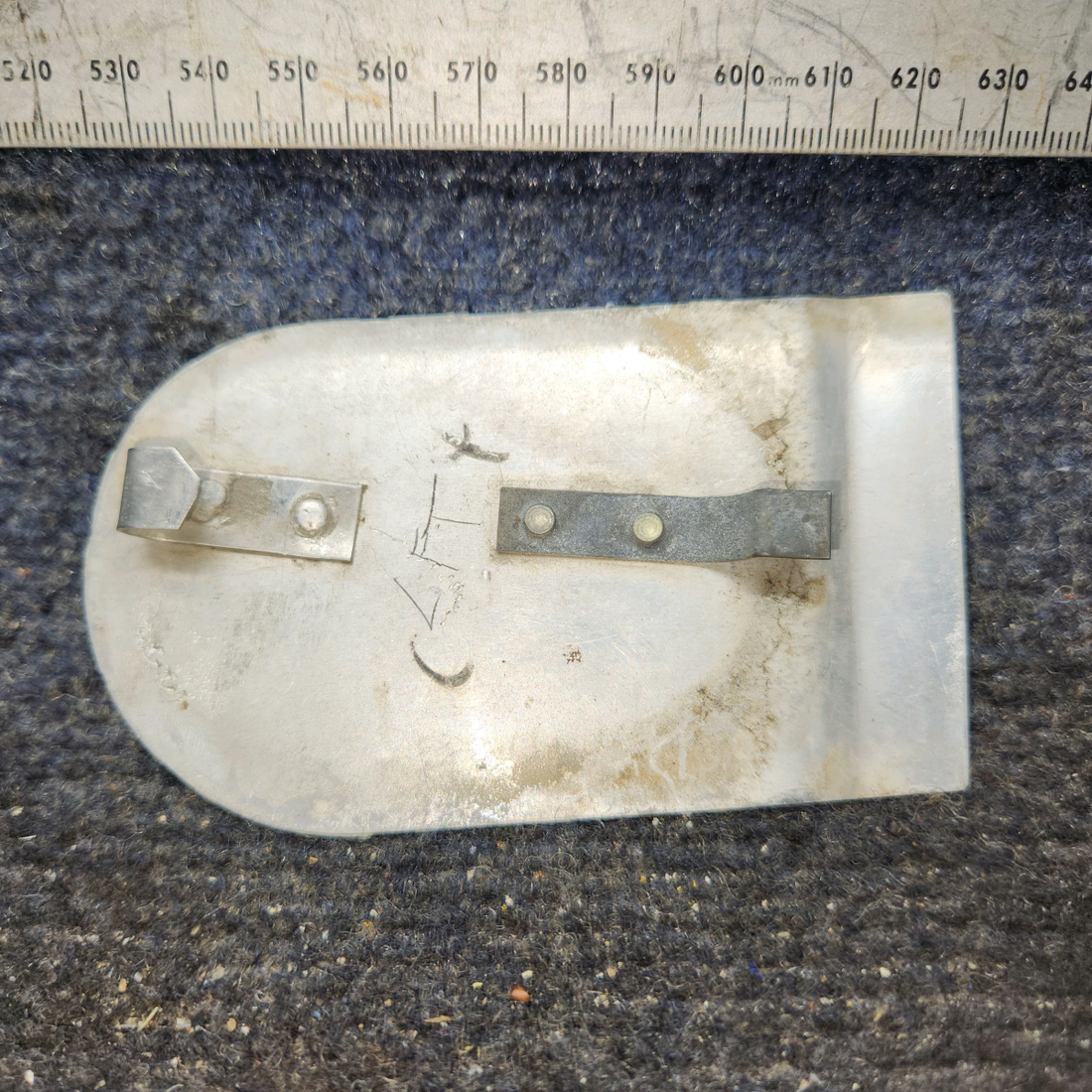 Used aircraft parts for sale, 35-105005-20 Beechcraft 35-33 Upper Aft Wing Bolt Panel