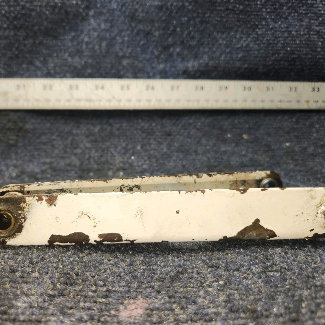 Used aircraft parts for sale, 13074-02 Piper PA28-140 Nose Gear Upper Torque Scissor Link Assy