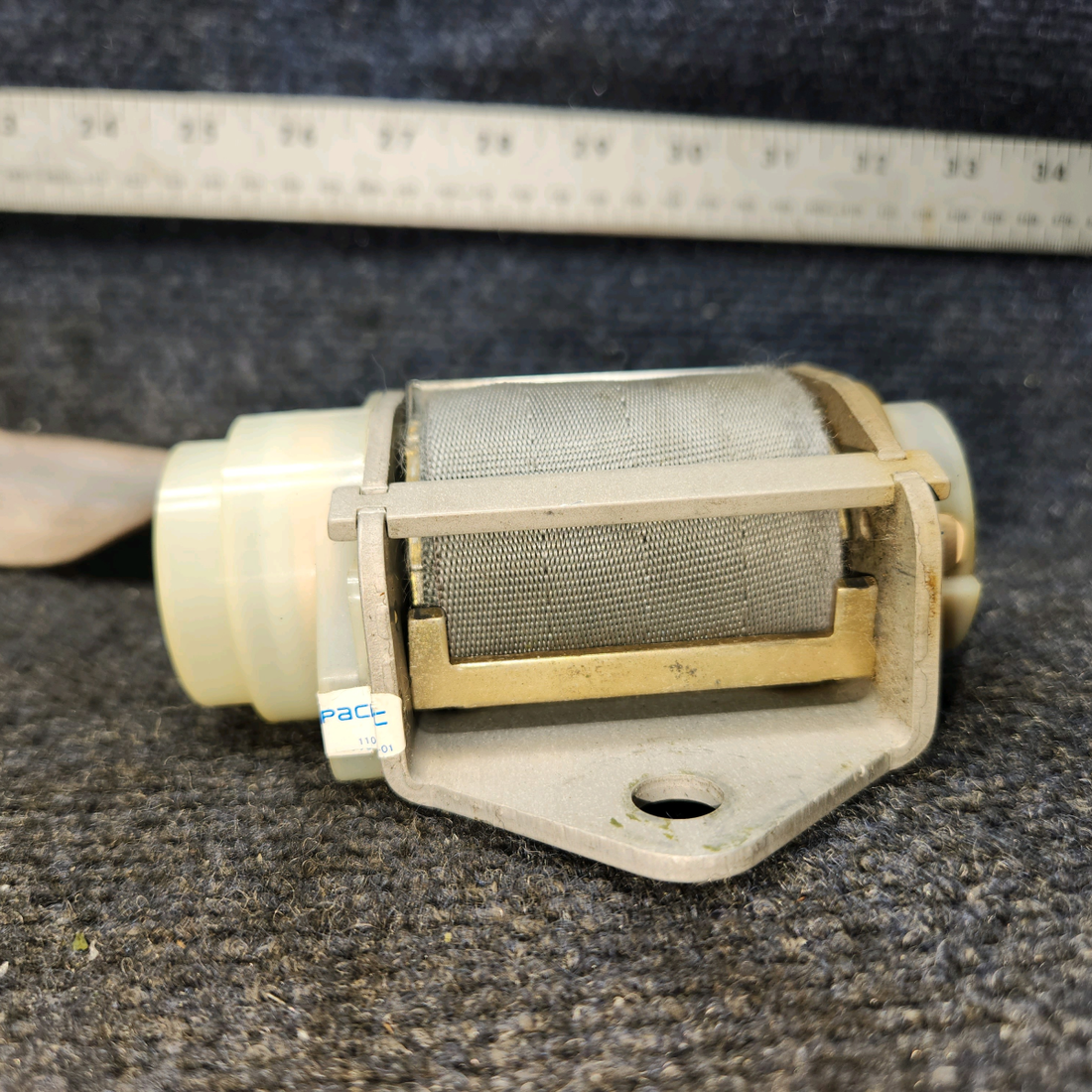 Used aircraft parts for sale, 1107447-01 Pacific Scientific 1107447-31 Piper PA28-161 Shoulder Harness Reel Assy (Grey)