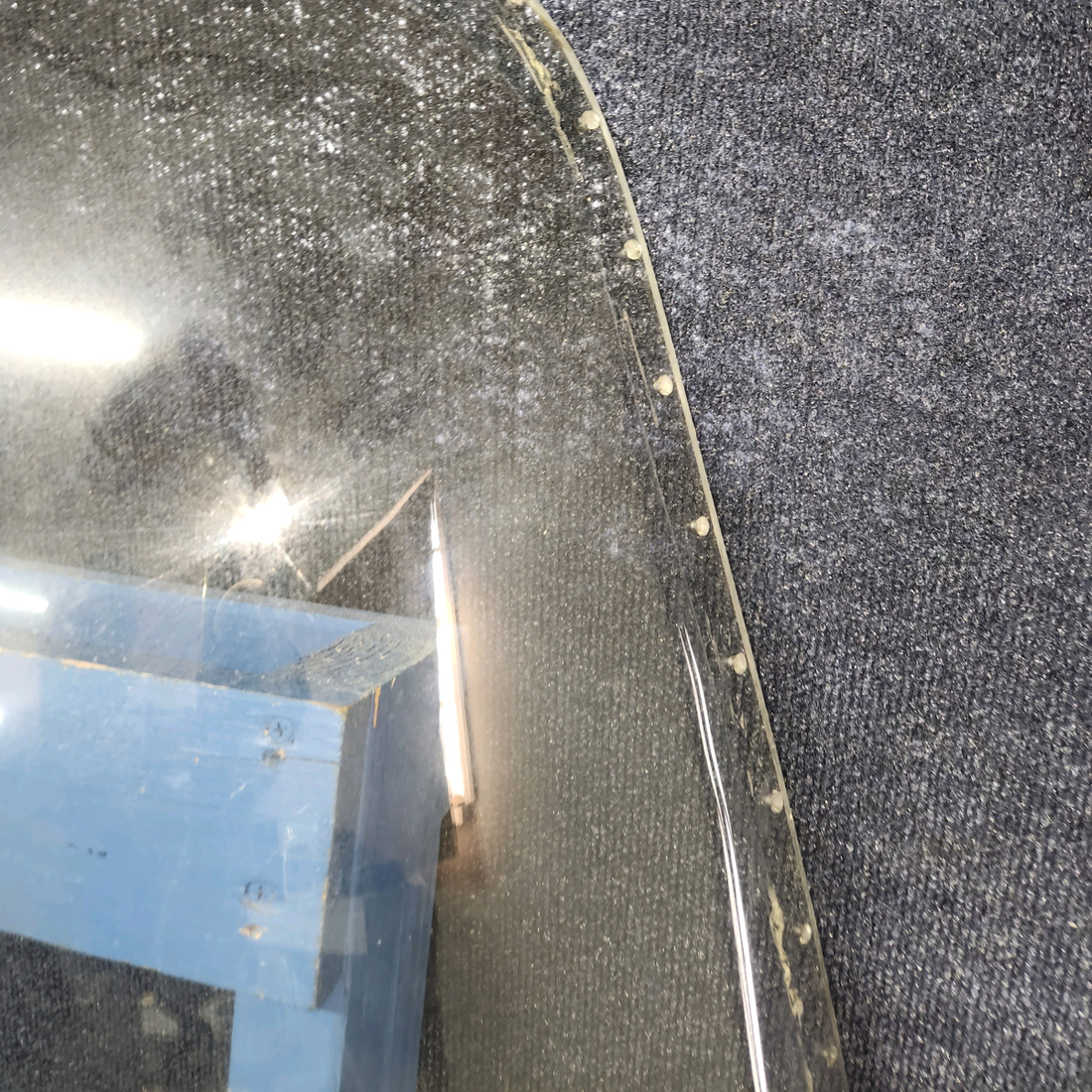 Used aircraft parts for sale, 35-410474-61 Beechcraft 35-33 Windshield (0.2525")
