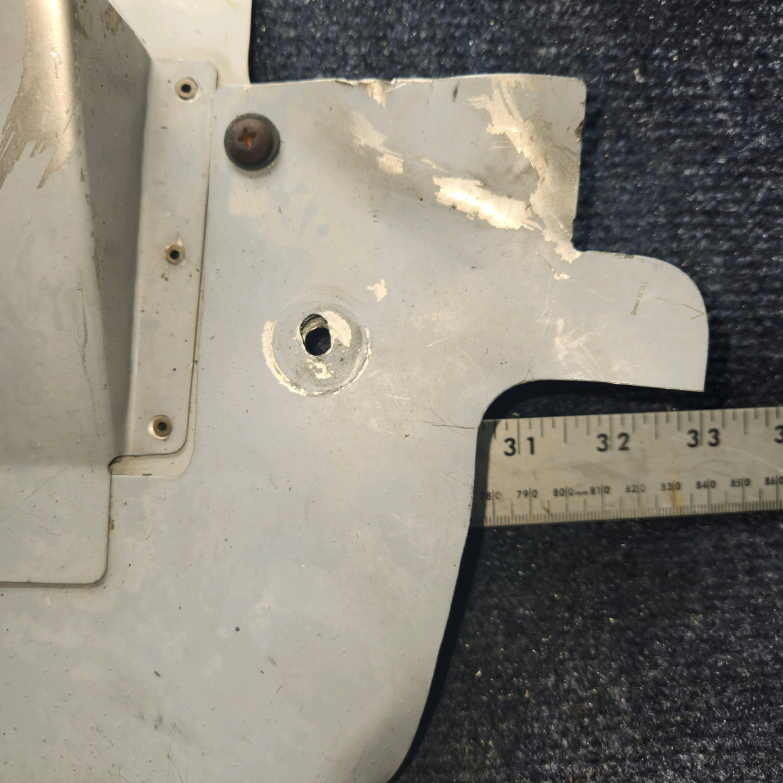 Used aircraft parts for sale, 502003-4 Grumman A5B Baffle Side Front