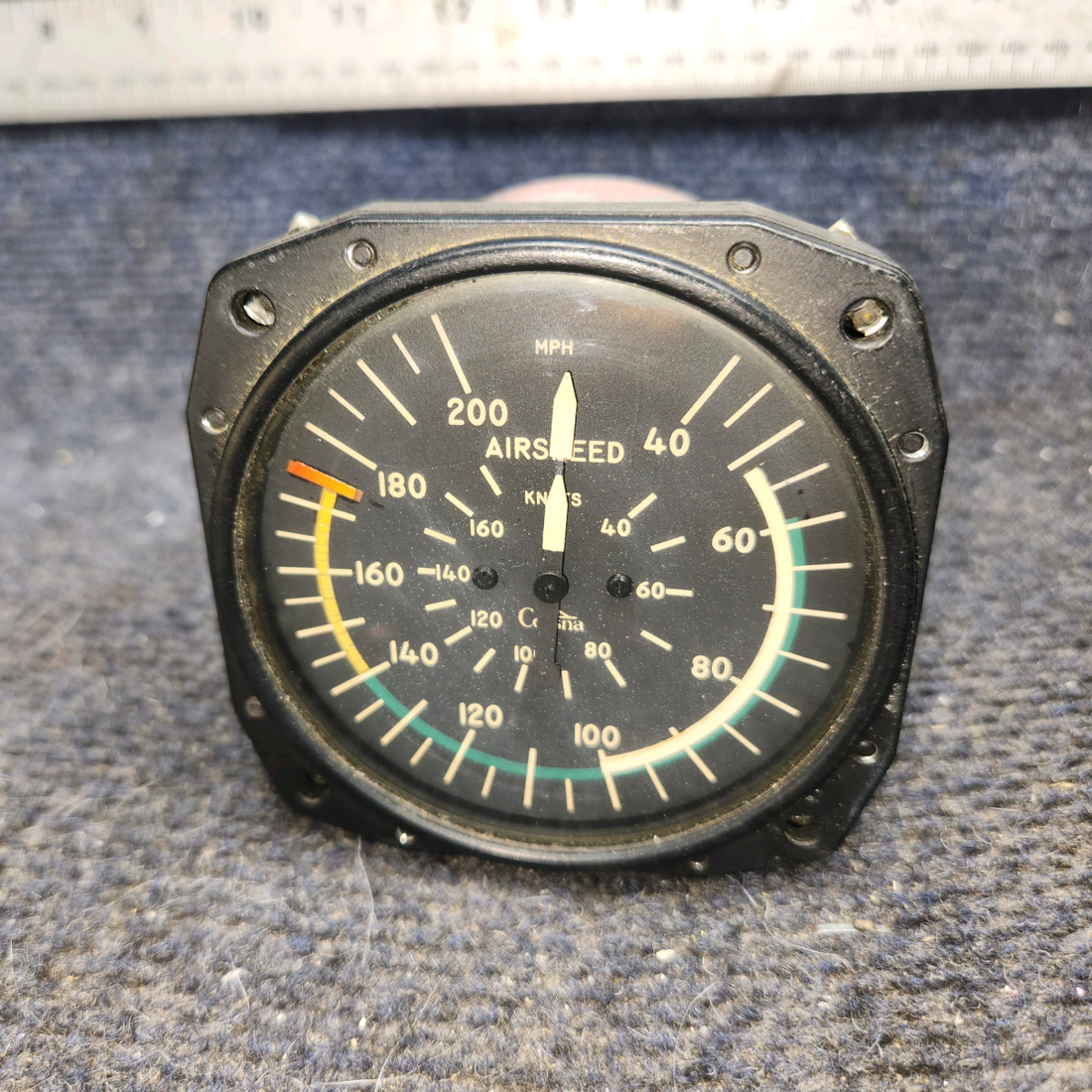 Used aircraft parts for sale, C661010-0102 cessna 172k Airspeed Indicator