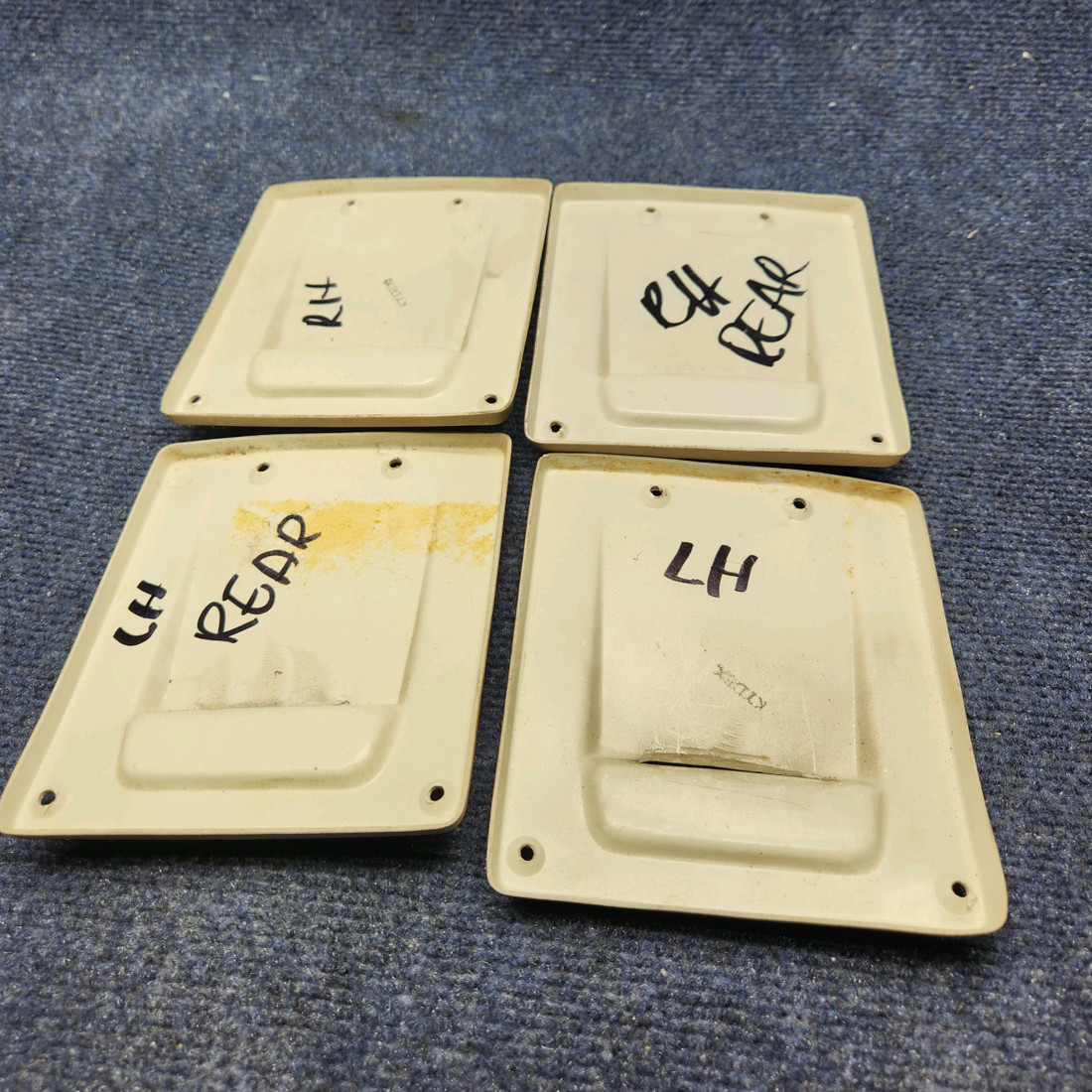 Used aircraft parts for sale, 8769516 Beechcraft C23 SUNDOWNER SHOULDER HARNESS COVER "PRICE PER EACH"
