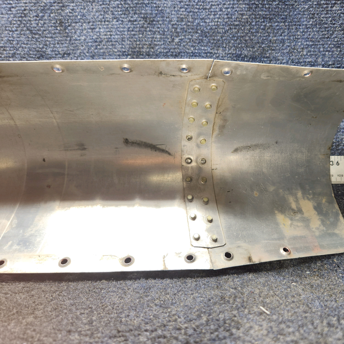 Used aircraft parts for sale, 96-110007-41 BEECHCRAFT 95-55B Inboard Leading Edge Skin – LH